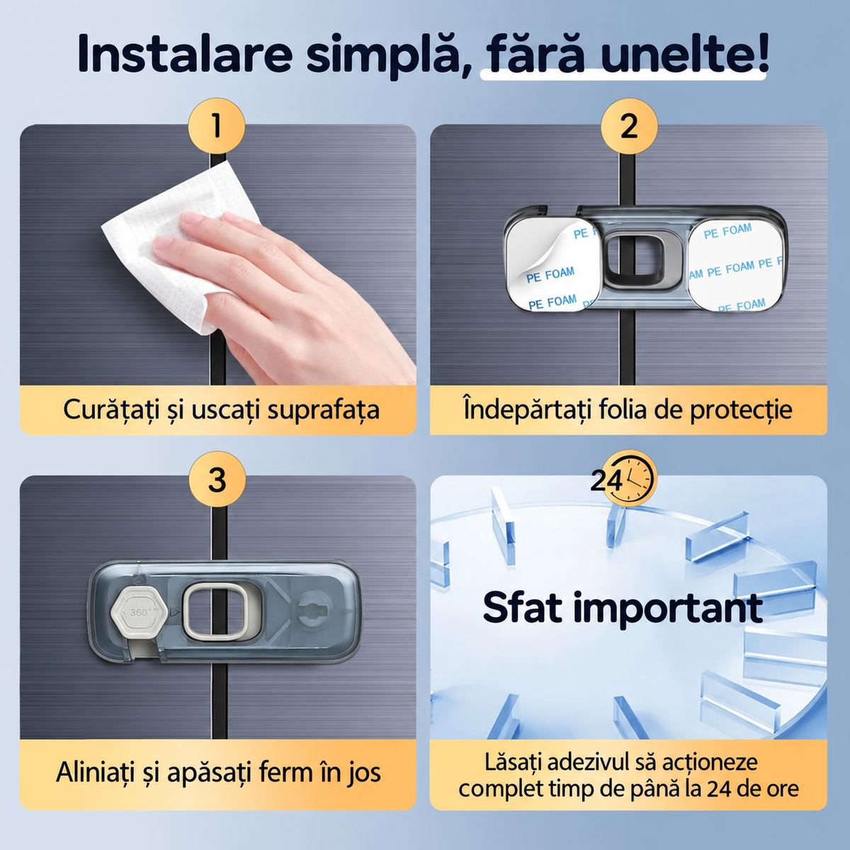 Blocator Siguranță Copii 360°   1+1 GRATUIT